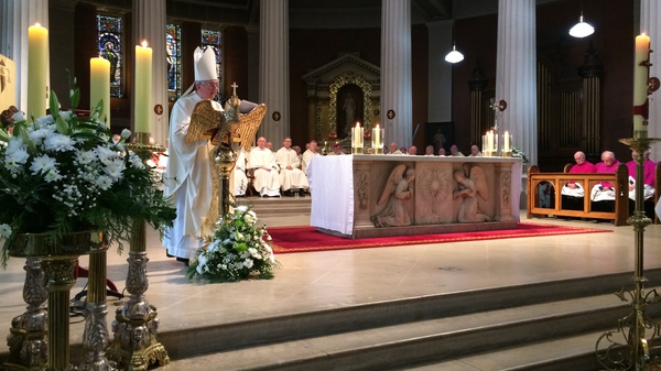 Catholic Archbishop Diarmuid Martin celebrated the funeral mass