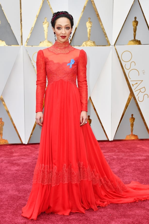 Ruth Negga red carpet Oscars 2017
