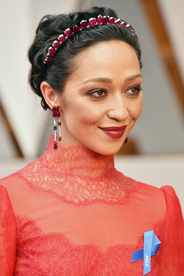 Ruth Negga Oscars Red carpet