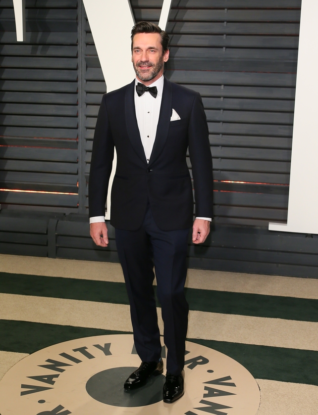 Mad Men actor John Hamm looking as handsome as ever.