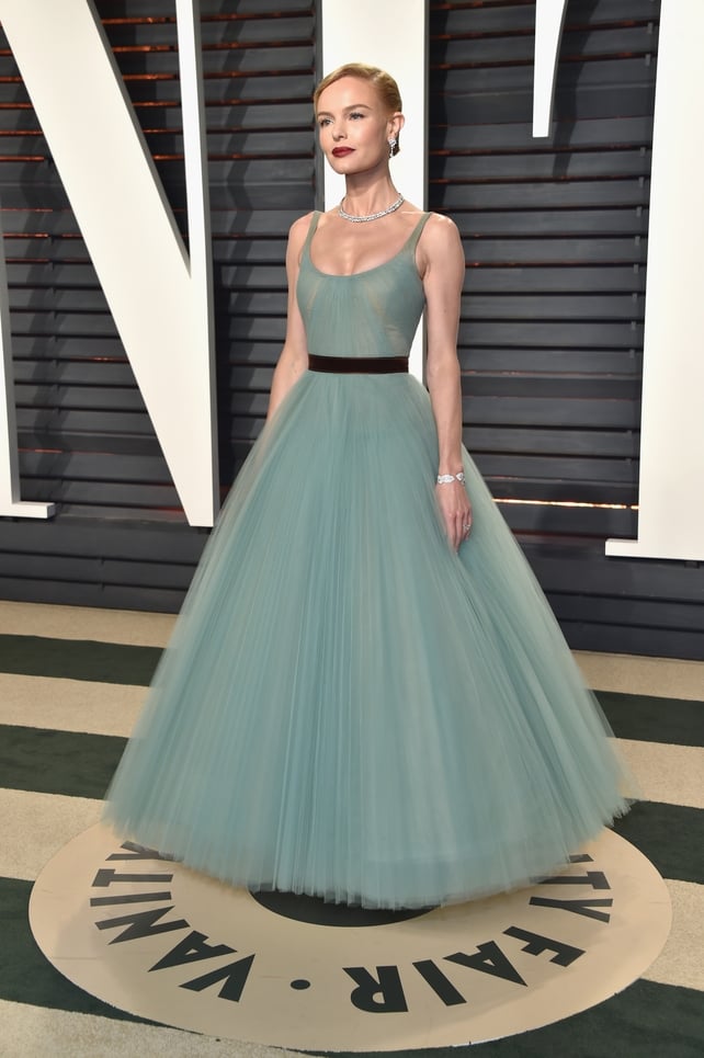 Kate Bosworth looks breath taking in this teal J.Mendel gown.