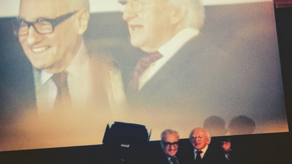 The President of Ireland meets The President of Cinema: Martin Scorsese receives his John Ford Award from Michael D. Higgins