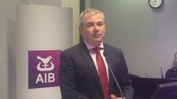 AIB chief executive Bernard Byrne