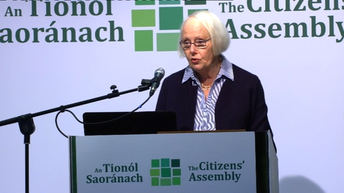 Mary Laffoy said she was satisfied the incident had no impact on the work of the assembly