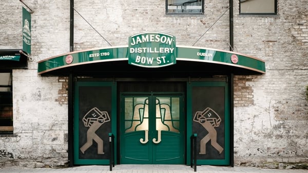 Visitor numbers to the Jameson Distillery Bow Street topped more than 350,000 last year