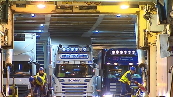 Around 150,000 trucks a year use the UK landbridge to move goods between Ireland and continental Europe