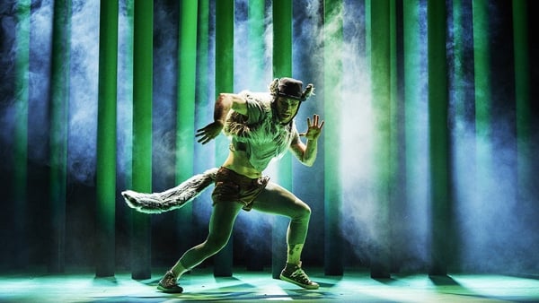Mateusz Szczerek as The Wolf in CoisCéim Dance Theatre's The Wolf And Peter, by David Bolger