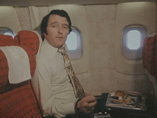 Mike Murphy flying on board Concorde (1977)