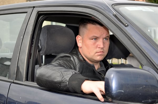 John Connors in a scene from Cardboard Gangsters