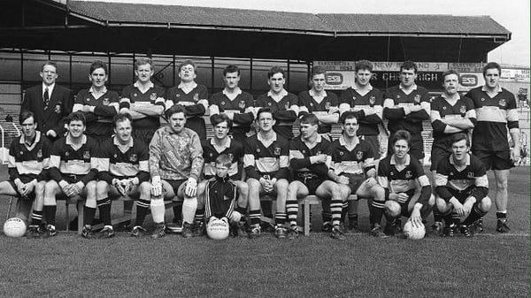 Colm Cooper, front, was mascot for Dr Crokes when they won the 1992 All-Ireland title