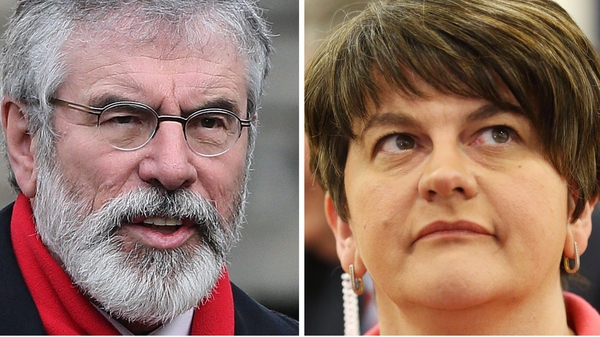 Gerry Adam's Sinn Féin and Arlene Foster's DUP need to find an agreement to restore power-sharing