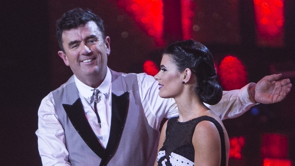 Des with partner Karen Byrne - 