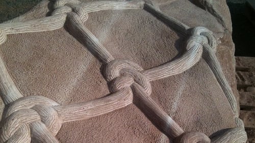 A detail from 'Knot Yet' by sculptor Martha Quinn