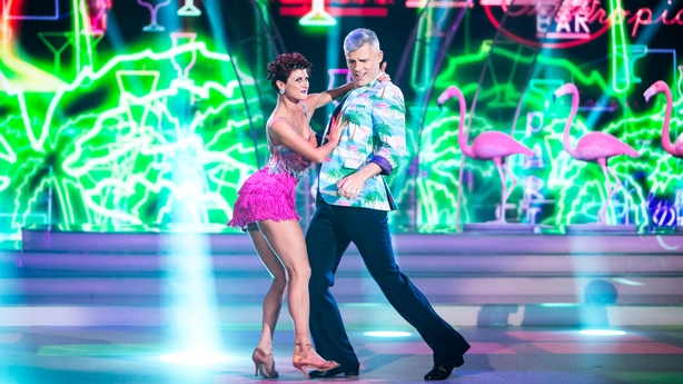 Giulia Dotta and Des Bishop on Dancing with the Stars