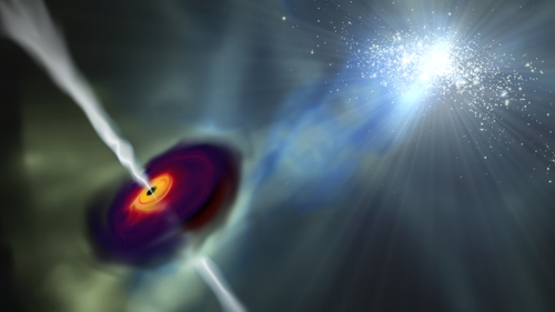 The discovery will assist our understanding of how the Universe was formed (Pic: J Wise GA Tech and J Regan Dublin City