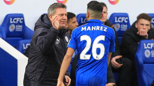 Craig Shakespeare (L) is eyeing the Champions League quarter-finals and beyond
