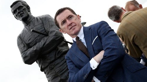 Tony McCoy was "very honoured and flattered" as his statue was unveiled