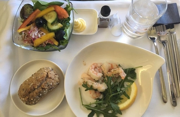 In-flight dining at its best