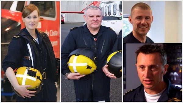 Mark, Dara, Paul, Ciaran –people felt connected to them as the search and rescue helicopter crews hold a special place in people's hearts