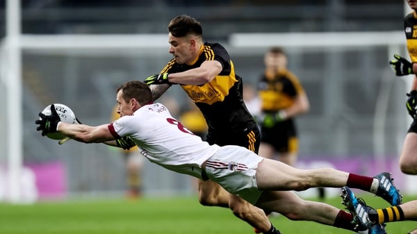 Slaughtneil and Dr Crokes in action in the All-Ireland club final on St Patrick's Day