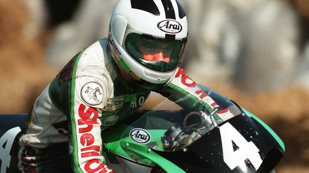 Robert Dunlop at the Killalane Road Races in 1996