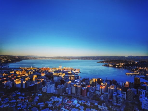 New Zealand's Wellington Harbour