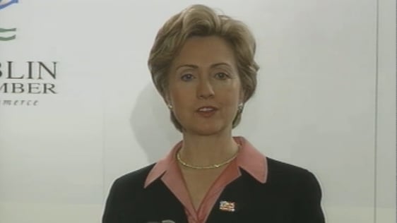 Hilary Clinton in Dublin (2002)