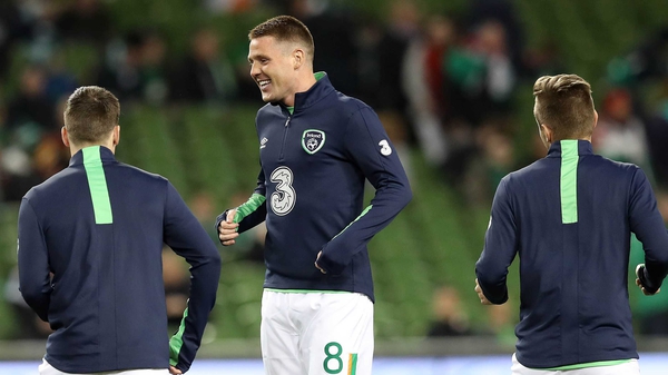 James McCarthy pulled out in the warm-up