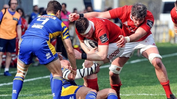 Munster scored seven tries in Italy