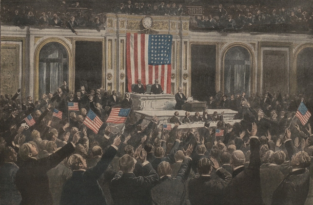 Wilson in US Congress -Le Petit Journal