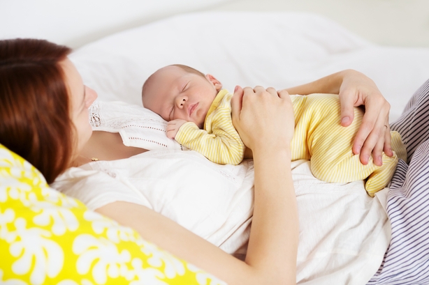 Mother and newborn