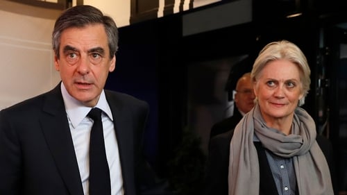 Francois Fillon and his wife Penelope