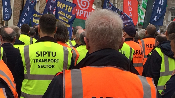 The strike at Bus Éireann started three weeks ago