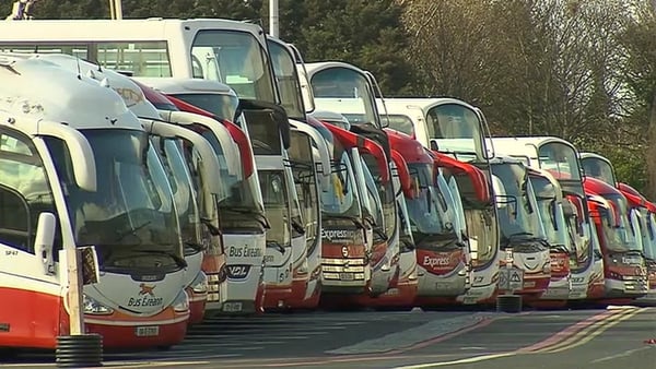 Bus Éireann strike on 14th day