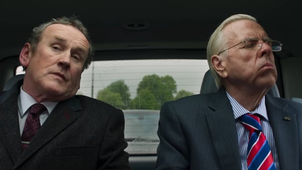 Colm Meaney as Martin McGuinness and Timothy Spall as Ian Paisley in the new film, The Journey