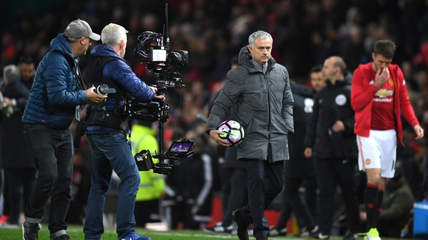 Mourinho saw his United team draw for the ninth time at Old Trafford in the Premier League