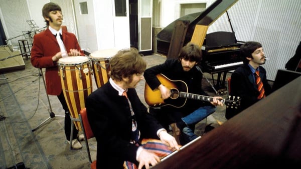 The Beatles at work in the cradle of genius in Abbey Road Studio Two