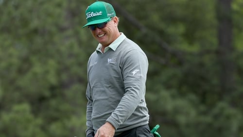 Charley Hoffman leads after the first round of the Masters