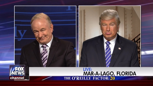 Alec Baldwin plays Bill O'Reilly and Donald Trump for new Saturday Night Live sketch
