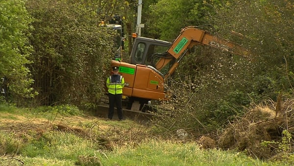 Gardaí began digging in the area on Saturday 1 April on foot of specific information