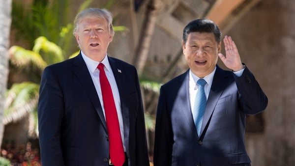 Trade issues will be the focus of today's meeting between the US President and his Chinese counterpart