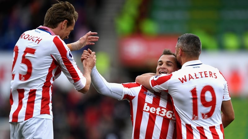 Shaqiri strikes to seal vital win for Stoke