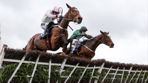 Augusta Kate ridden by David Mullins comes from behind to beat Ruby Walsh on Let's Dance