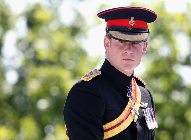 Prince Harry attends the unveiling of the Bastion Memorial