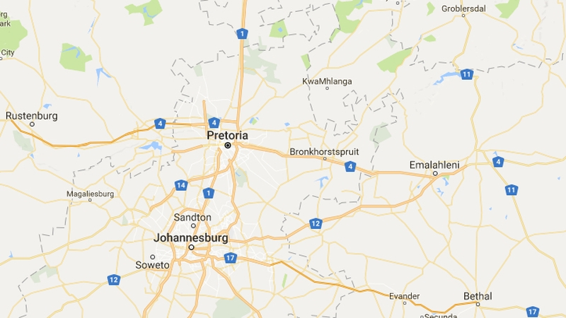 The incident happened near Bronkhorstspruit, not far from Pretoria (Pic: Google Maps)