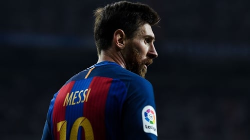 Lionel Messi was in superb form for Barcelona on Sunday night