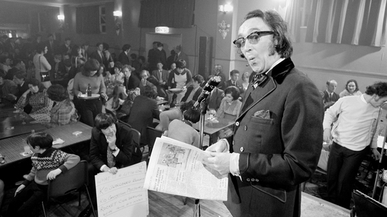 Hal Roach on stage in Baltinglass