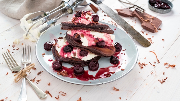 For the ultimate indulgence, try Black Forest Pancakes - a revamped version of the retro classic.