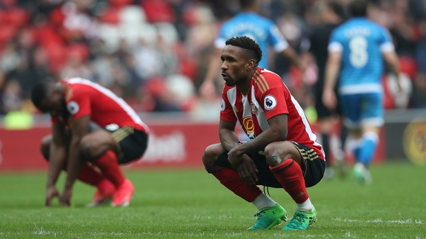 Jermaine Defoe and Sunderland have been relegated from the Premier League