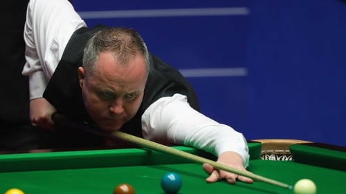 John Higgins was the more composed player in the first session